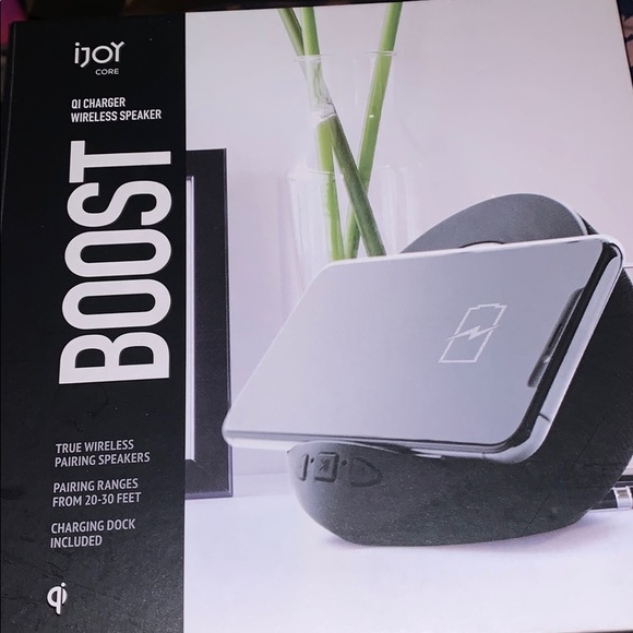 New I joy core Boost wireless speaker charger dock New in box - Picture 1 of 8